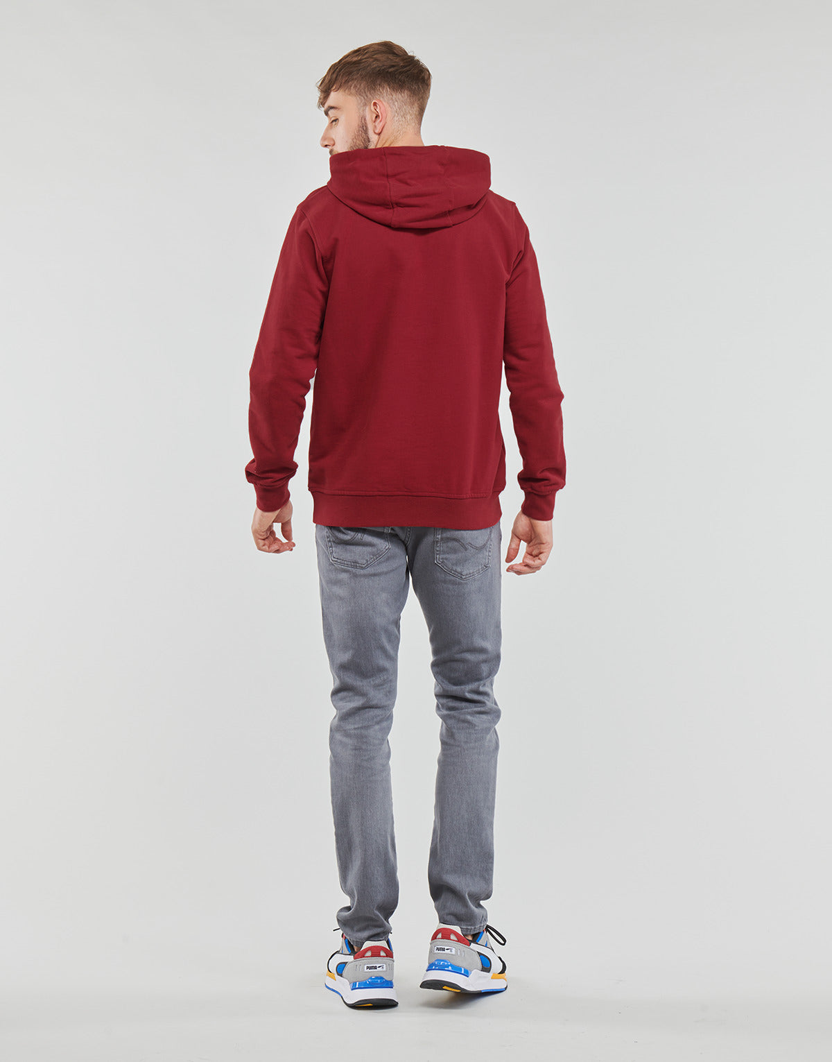 Felpa Uomo Helly Hansen  W HH LOGO HOODIE  Rosso