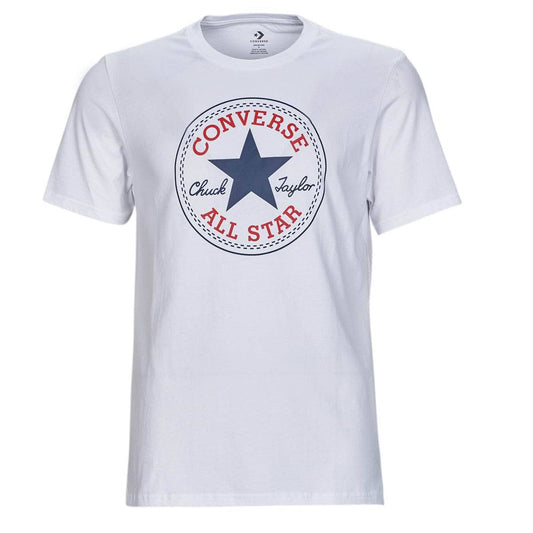 T-shirt Uomo Converse  GO-TO CHUCK TAYLOR CLASSIC PATCH TEE  Bianco