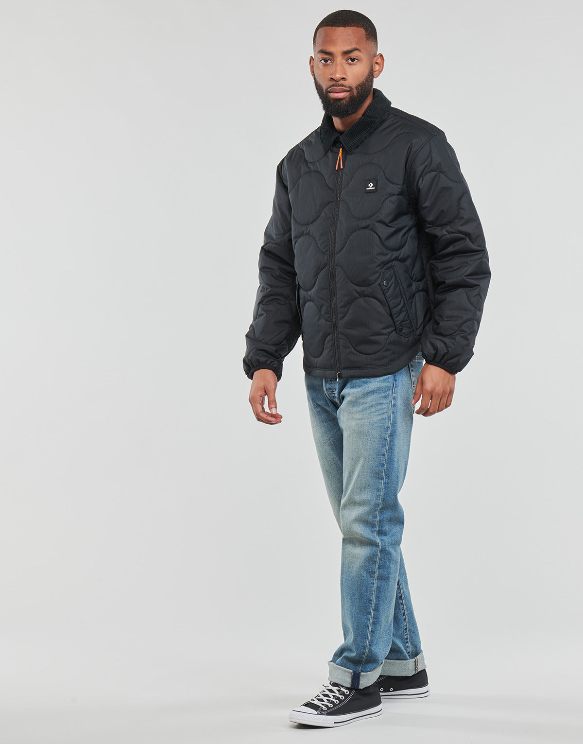 Giubbotto Uomo Converse  UTILITY PADDED JACKET  Nero