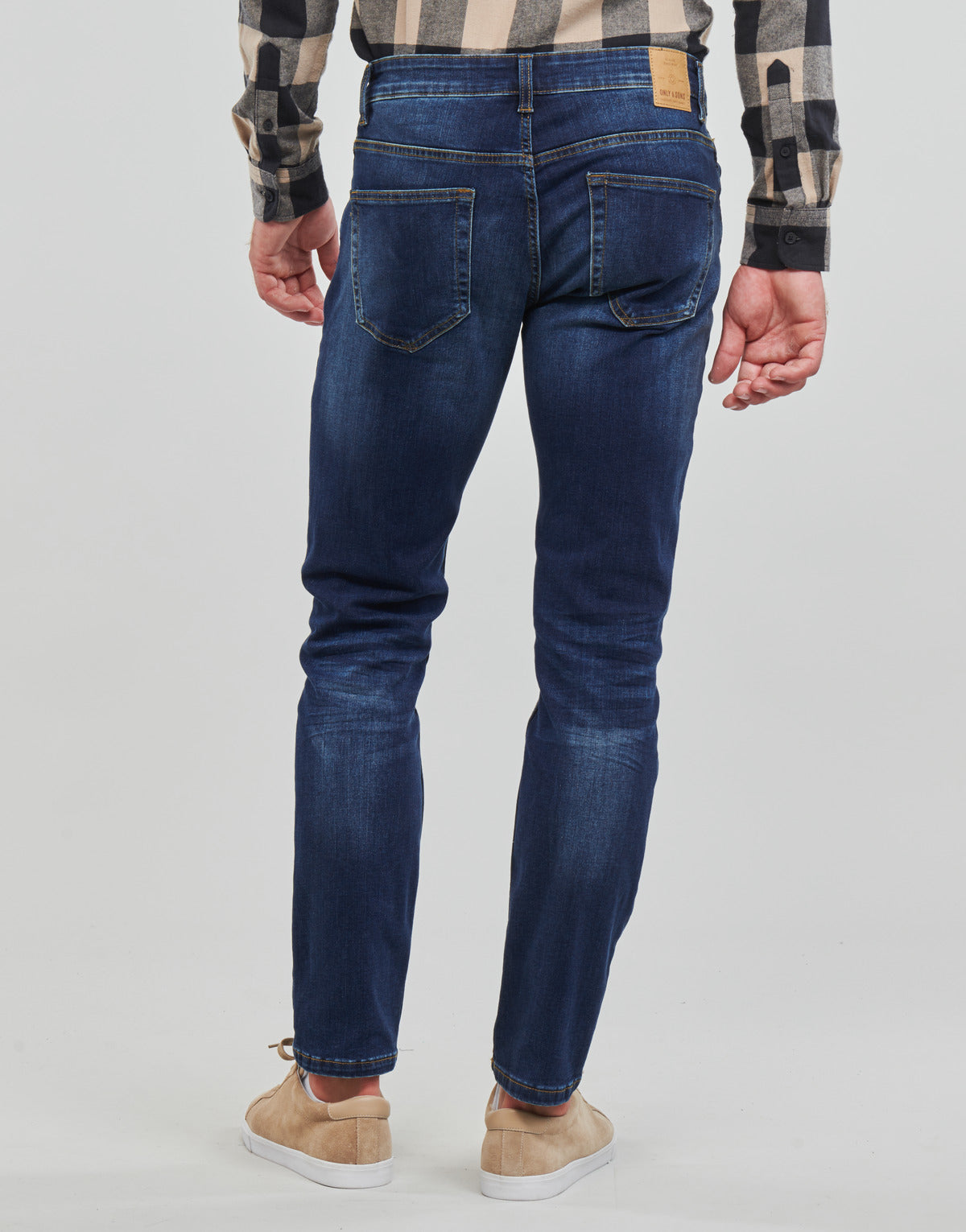 Jeans Slim Uomo Only & Sons   ONSWEFT LIFE MED BLUE 5076  Blu