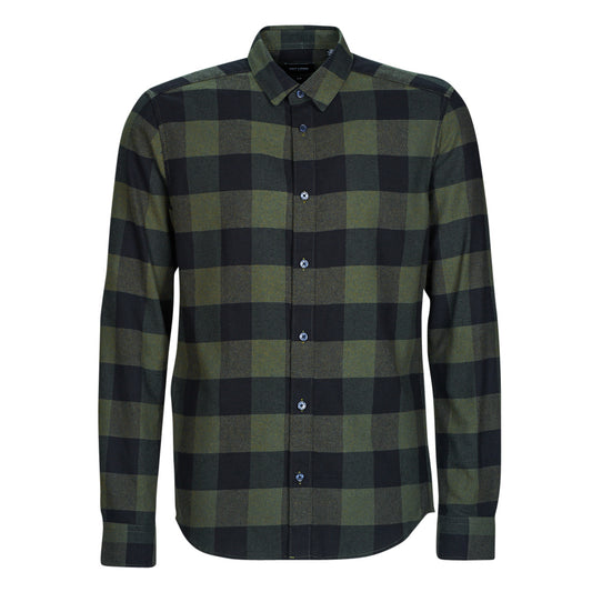 Camicia a maniche lunghe Uomo Only & Sons   ONSGUDMUND LIFE LS CHECKED SHIRT  Kaki