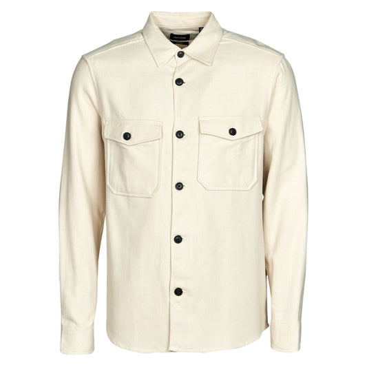 Giacca Uomo Only & Sons   ONSMILO LS SOLID OVERSHIRT NOOS  Bianco