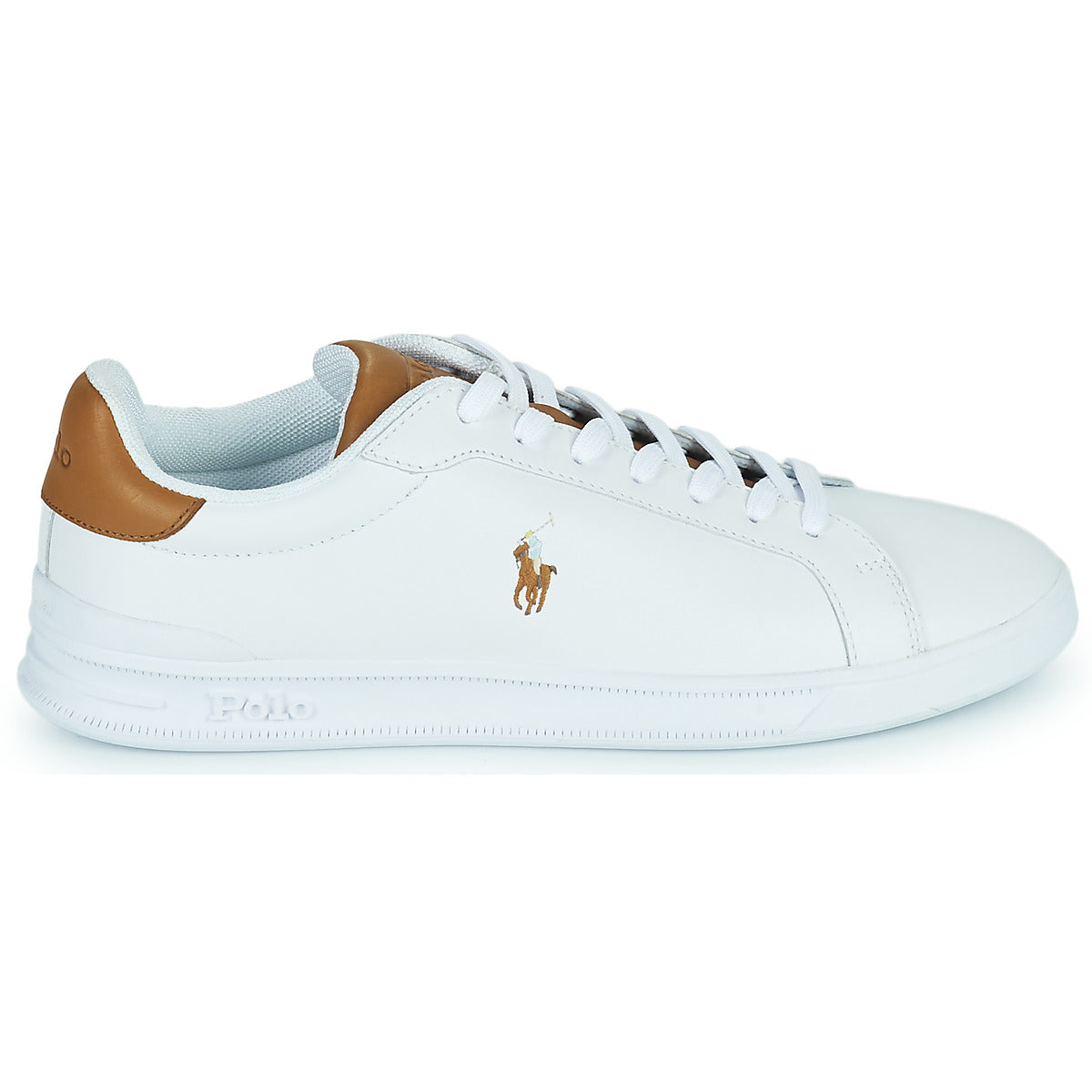 Sneakers Uomo Polo Ralph Lauren  HRT CT II-SNEAKERS-LOW TOP LACE  Bianco