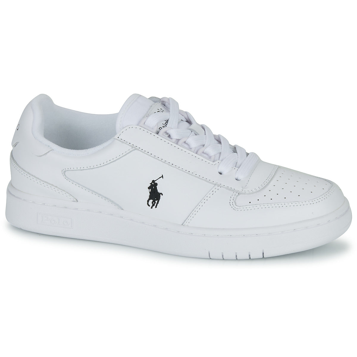 Sneakers basse Donna Polo Ralph Lauren  POLO CRT PP-SNEAKERS-LOW TOP LACE  Bianco