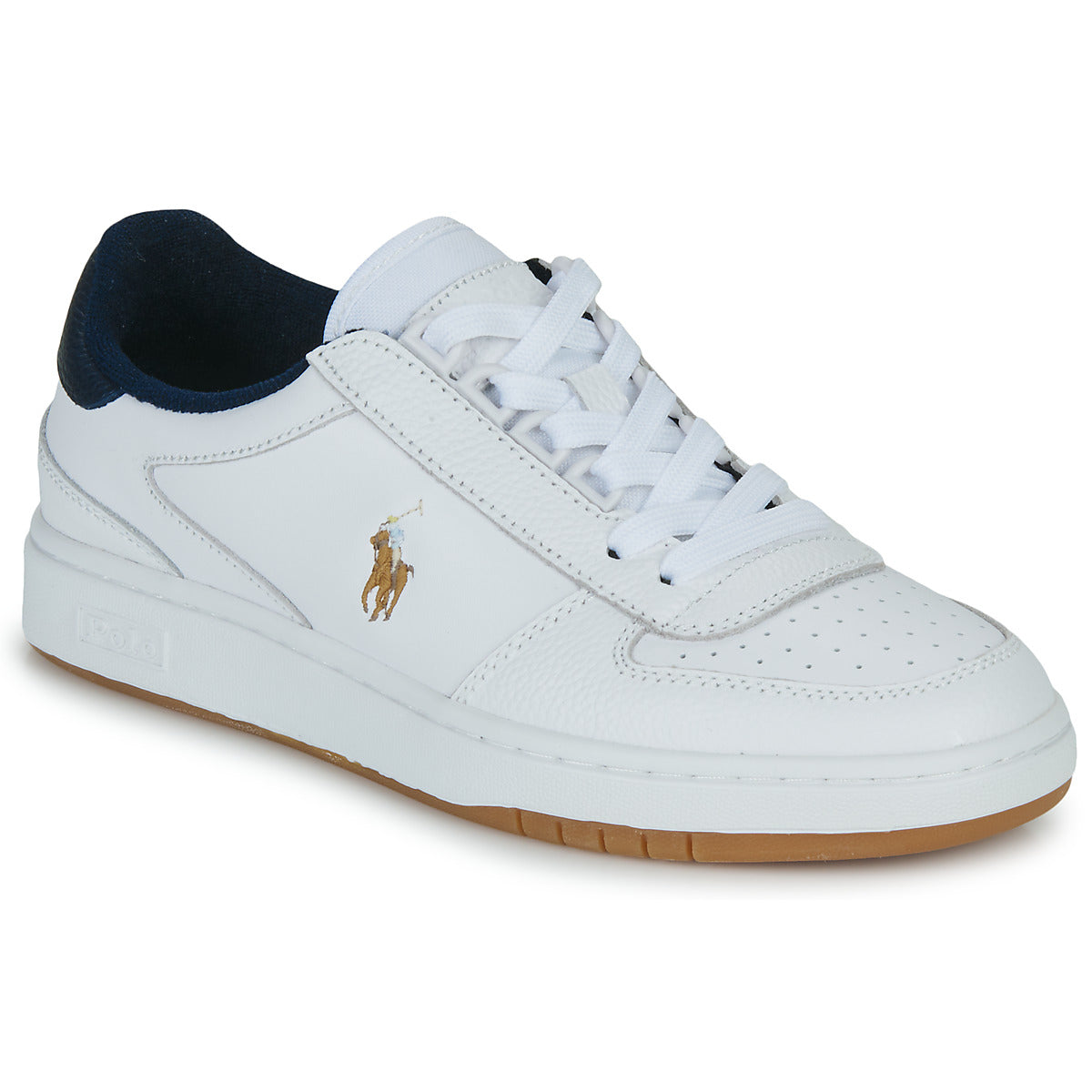 Sneakers basse Donna Polo Ralph Lauren  POLO CRT PP-SNEAKERS-LOW TOP LACE  Bianco