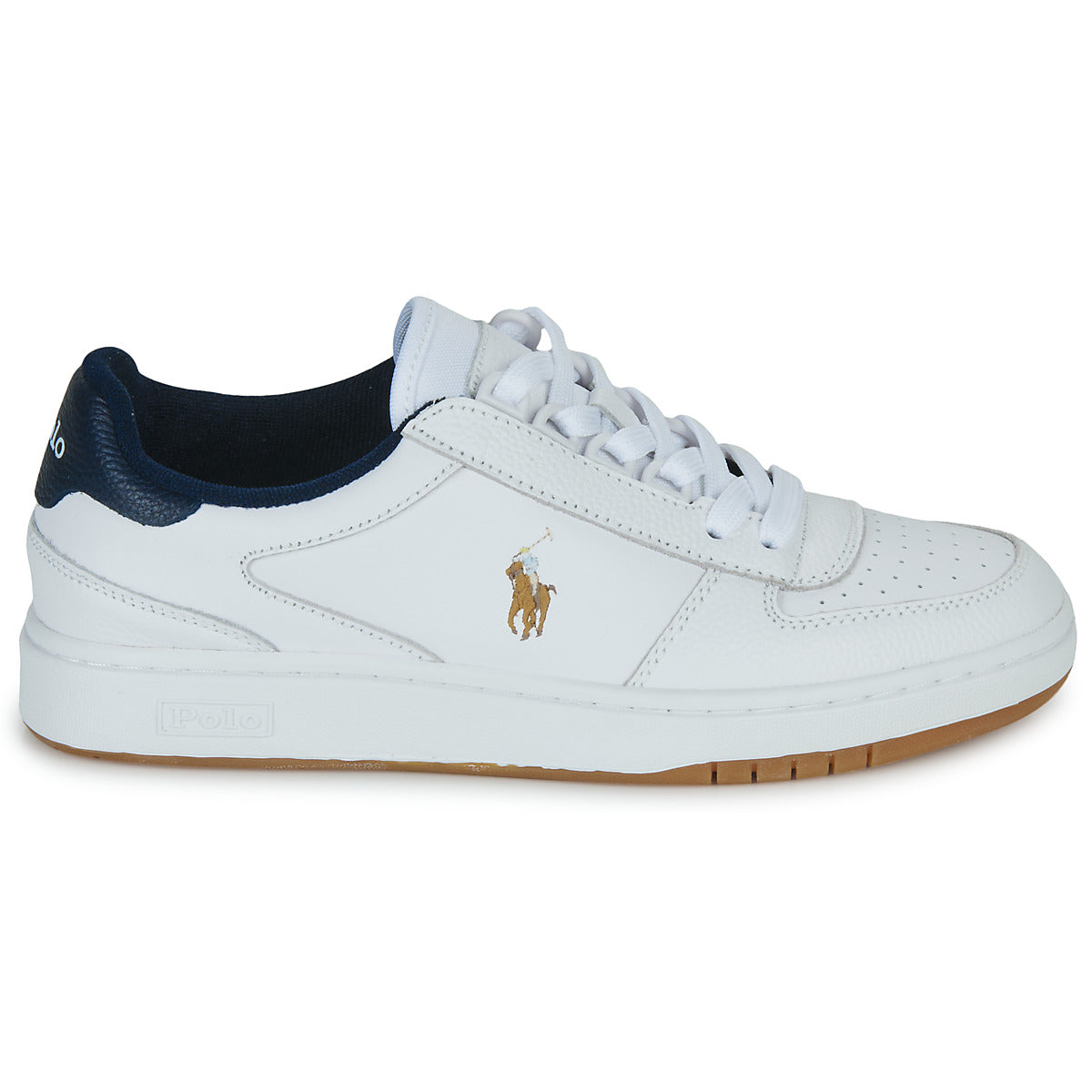 Sneakers basse Donna Polo Ralph Lauren  POLO CRT PP-SNEAKERS-LOW TOP LACE  Bianco