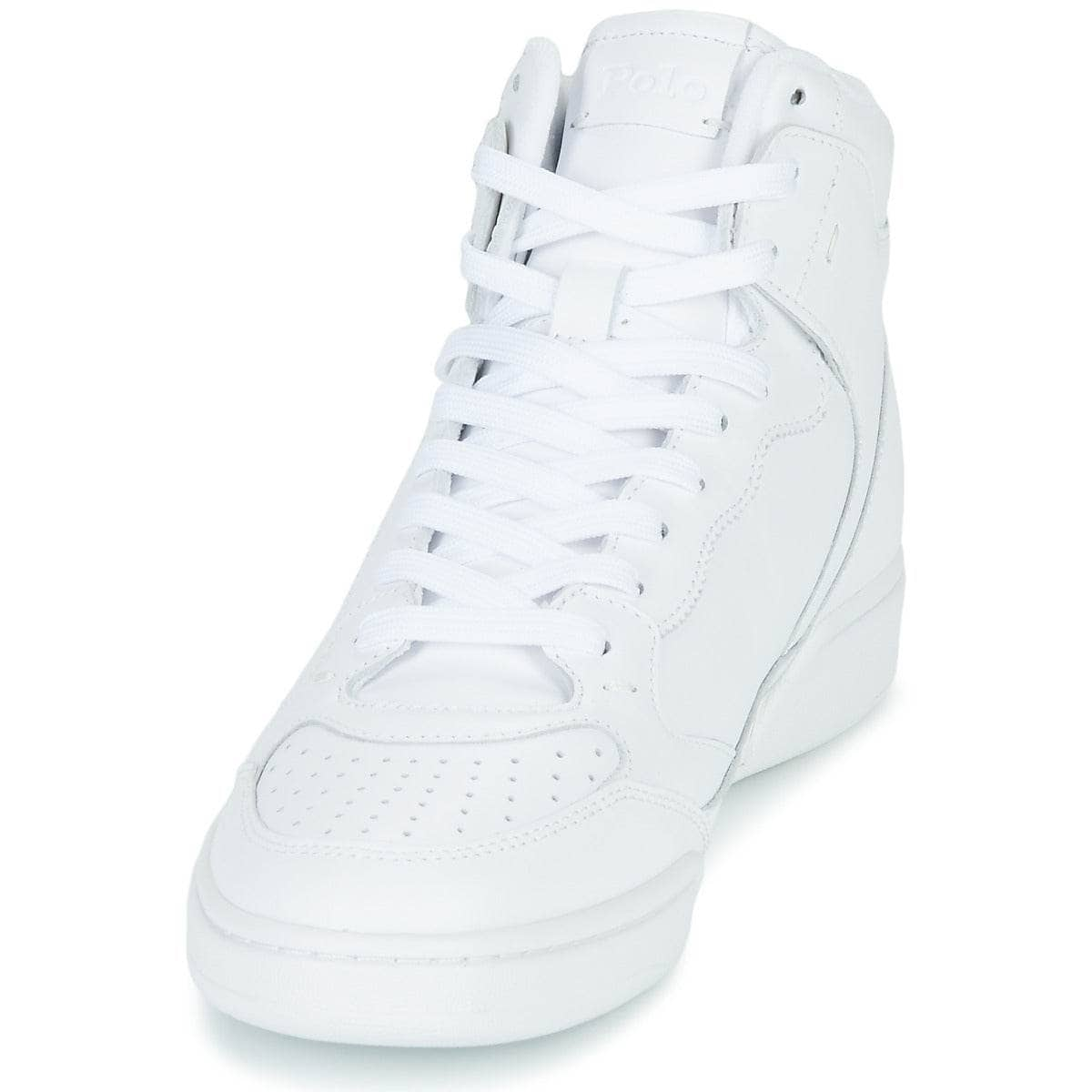 Sneakers alte Donna Polo Ralph Lauren  POLO CRT HGH-SNEAKERS-LOW TOP LACE  Bianco