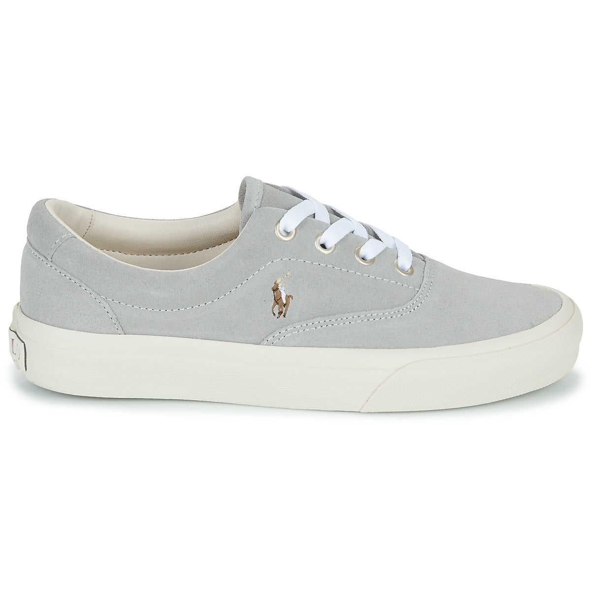 Sneakers Uomo Polo Ralph Lauren  KEATON-PONY-SNEAKERS-LOW TOP LACE  Grigio