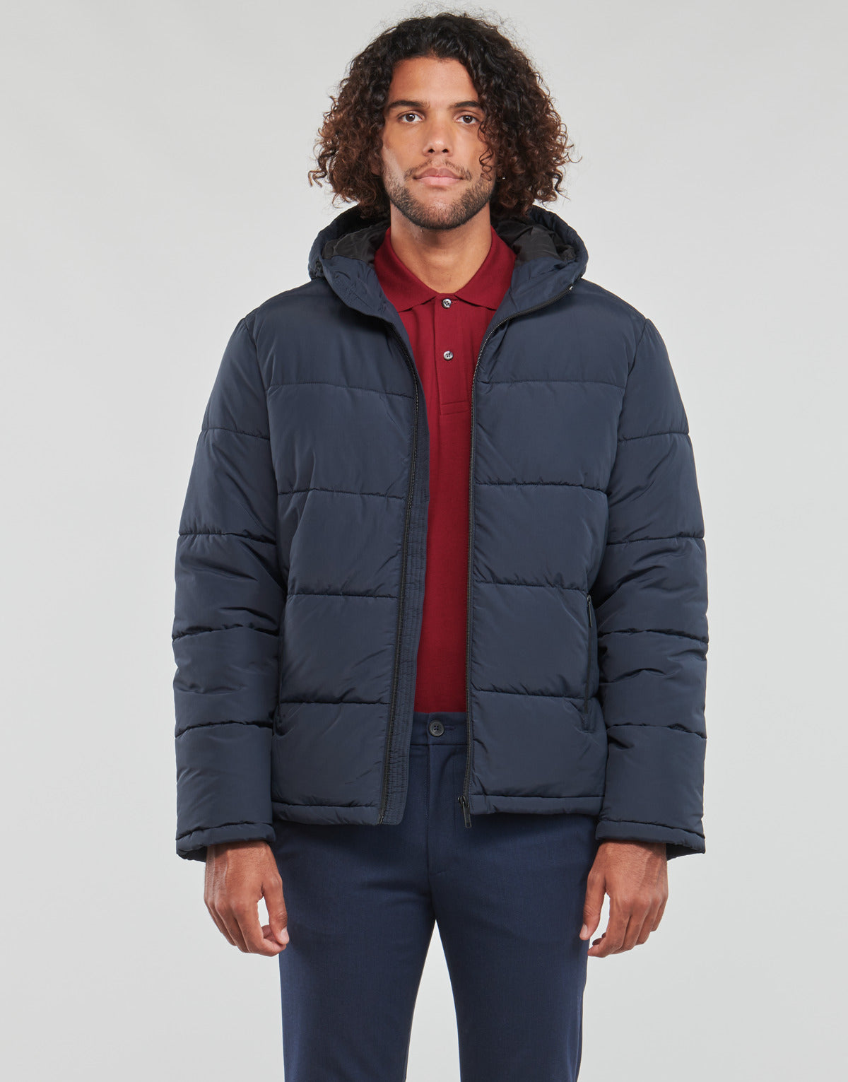 Piumino Uomo Selected  SLHHARRY PUFFER JKT  Marine