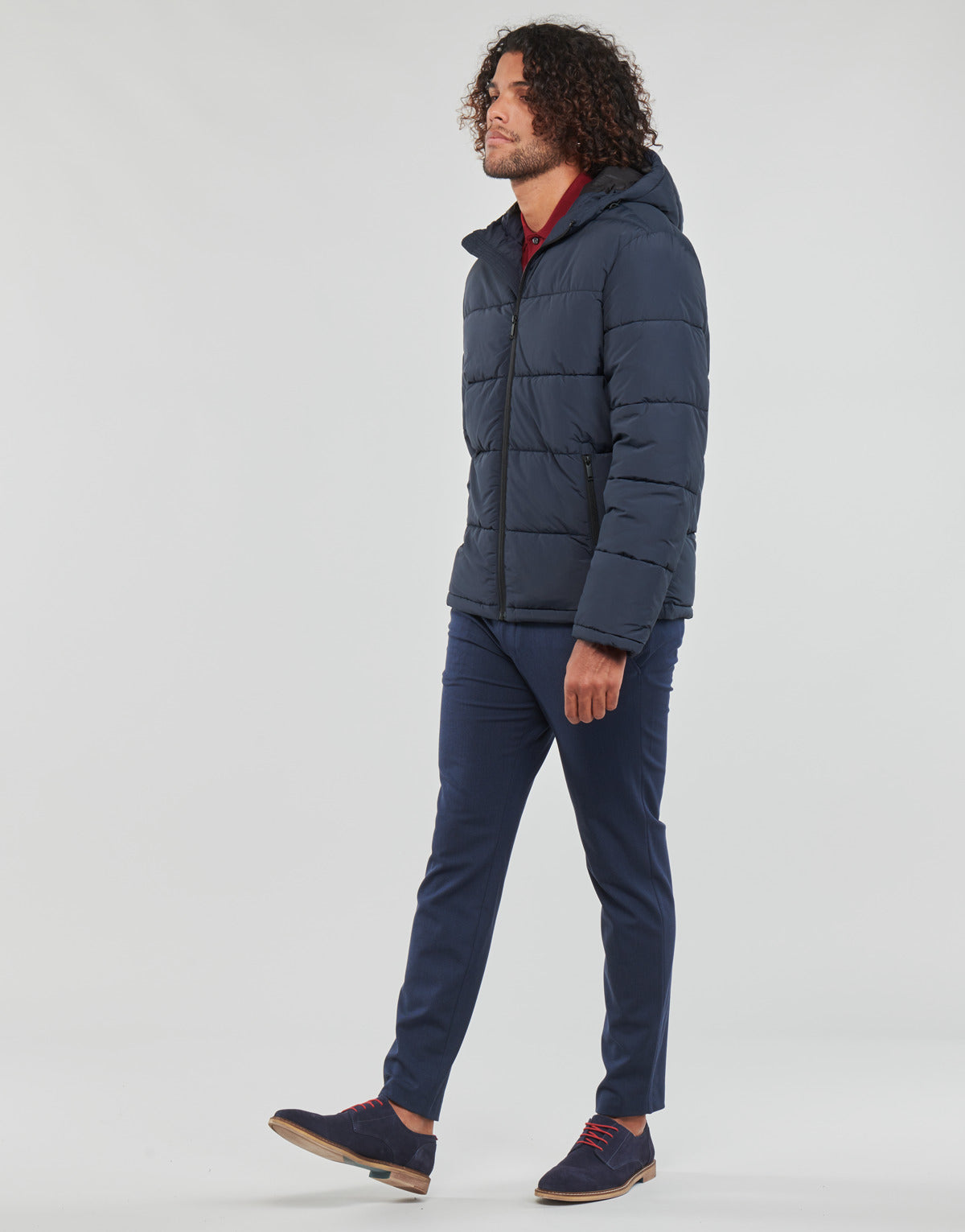 Piumino Uomo Selected  SLHHARRY PUFFER JKT  Marine