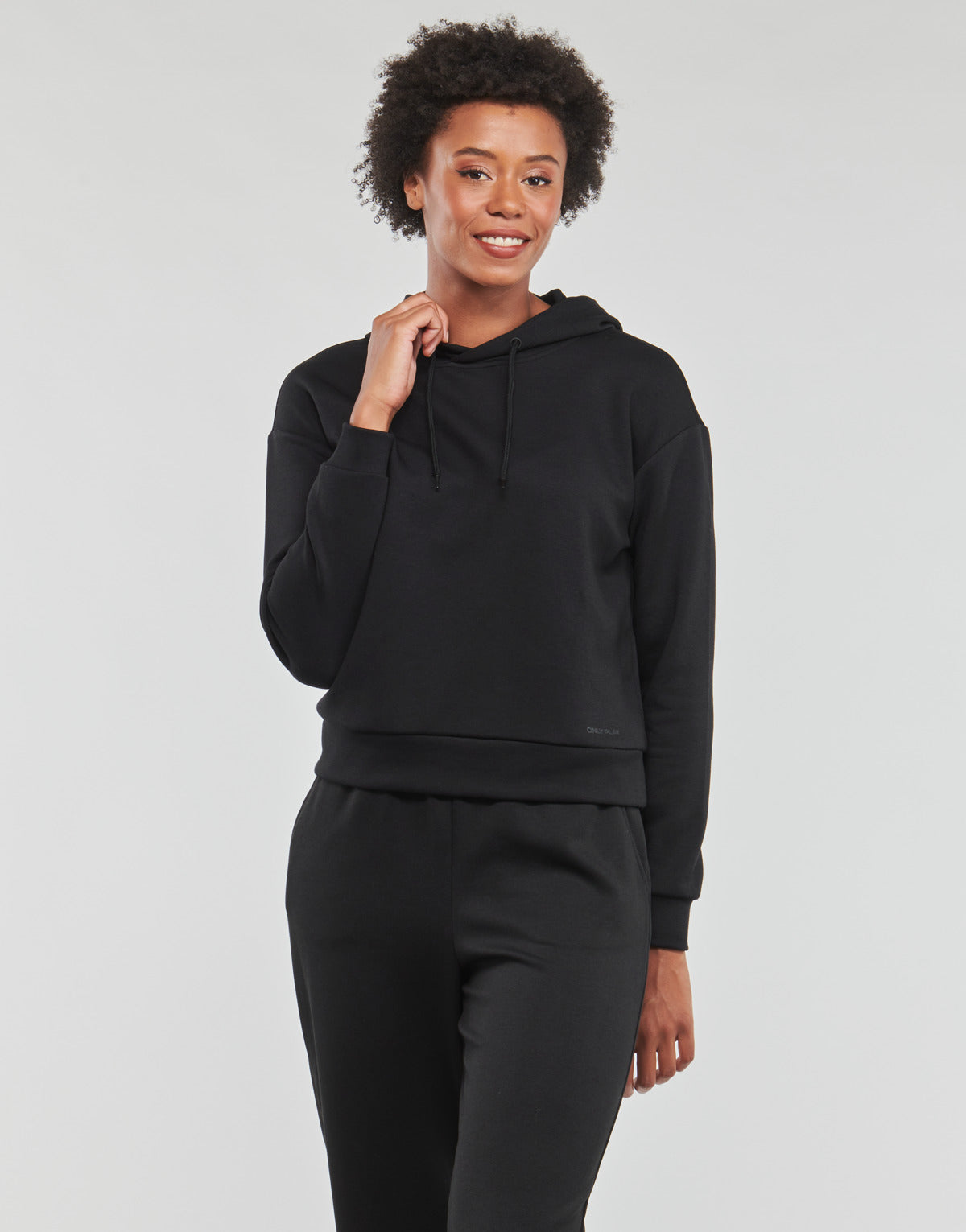 Felpa Donna Only Play  ONPLOUNGE LS HOOD SWEAT  Nero