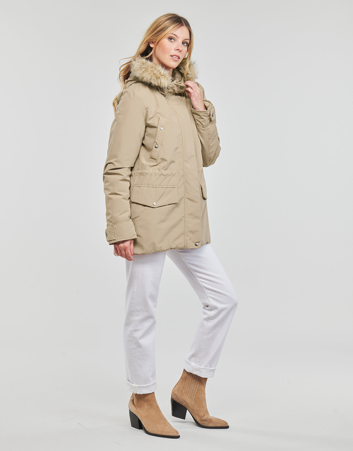 Parka Donna Vero Moda  VMDEMI  Beige