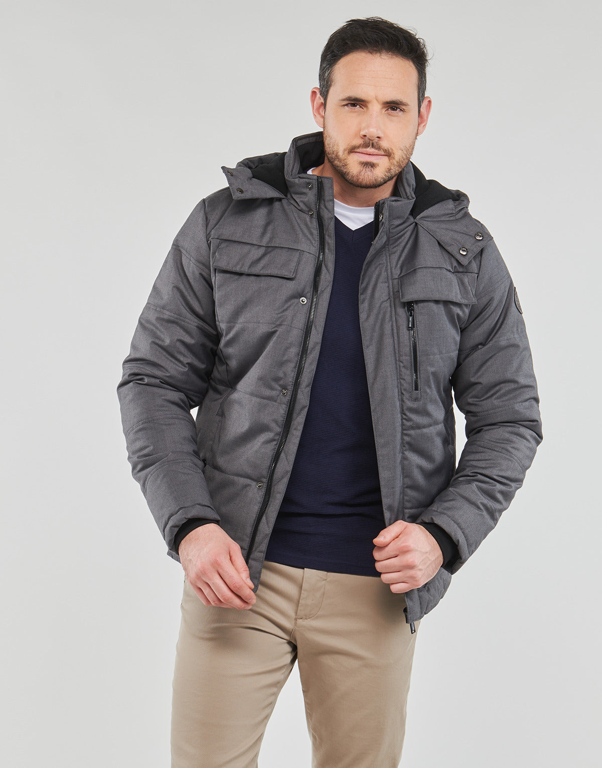 Parka Uomo Deeluxe  TOWN  Grigio