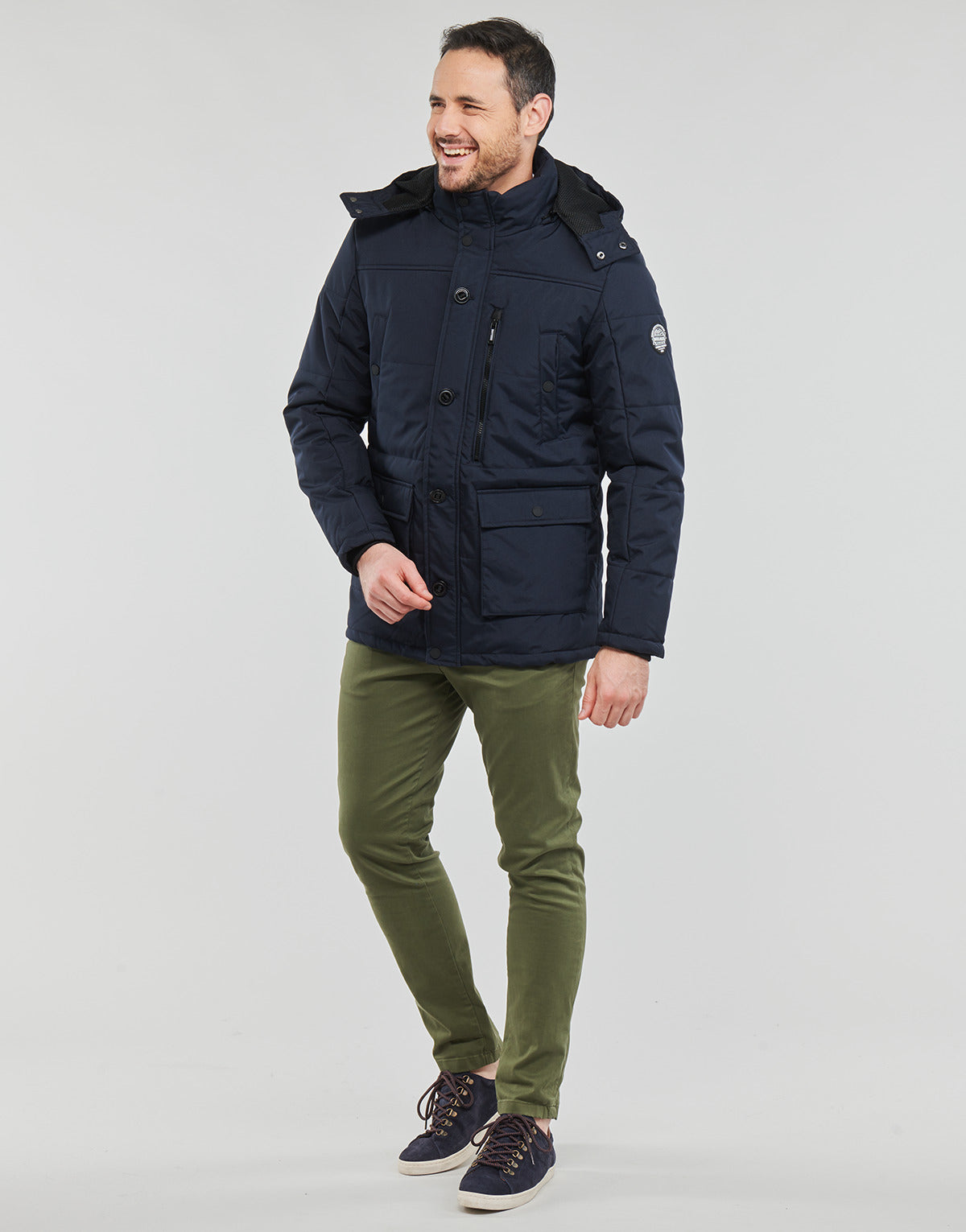 Parka Uomo Deeluxe  TRADSON  Marine