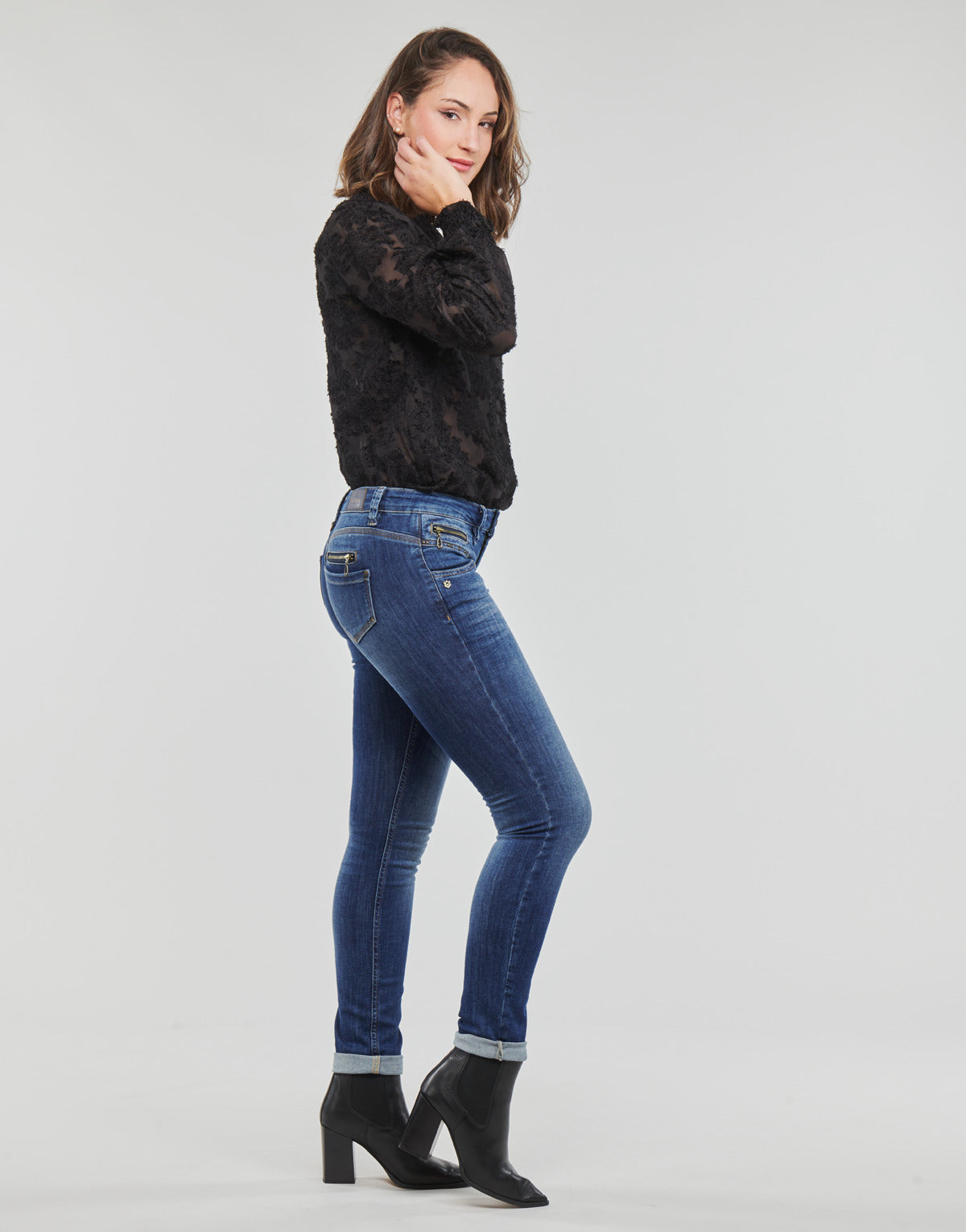 Jeans Slim Donna Freeman T.Porter  ALEXA SLIM S SDM  Blu