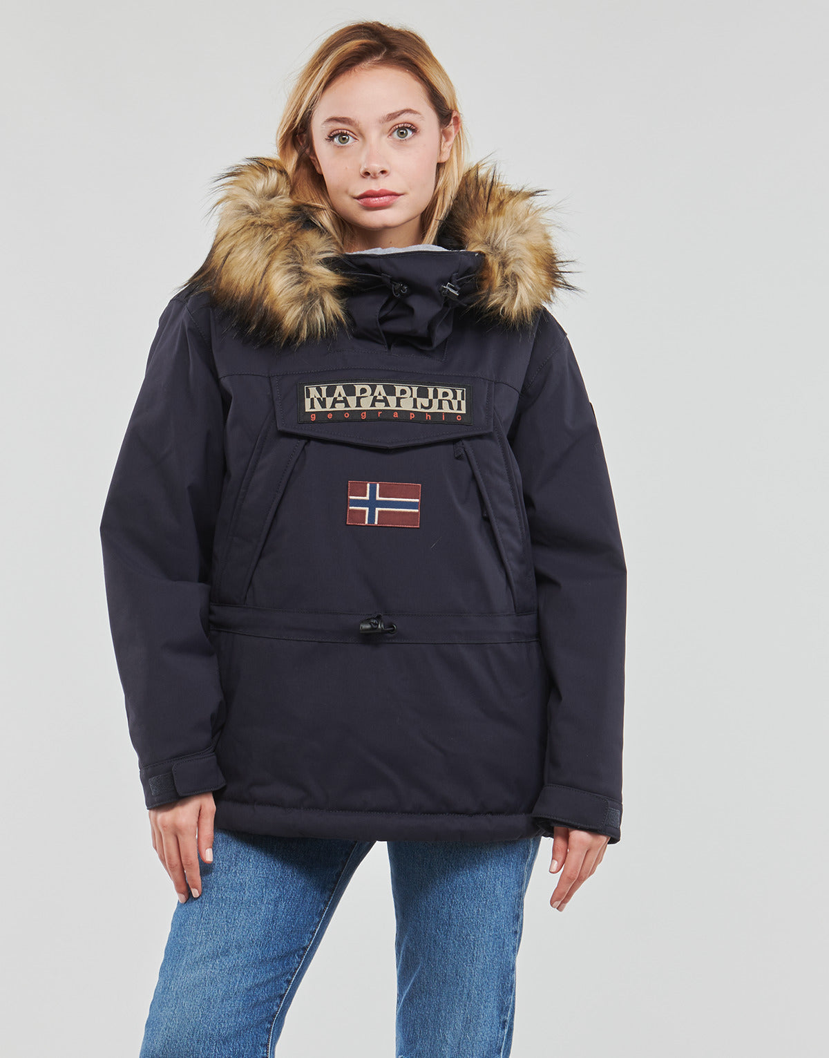 Parka Donna Napapijri  SKIDOO  Marine