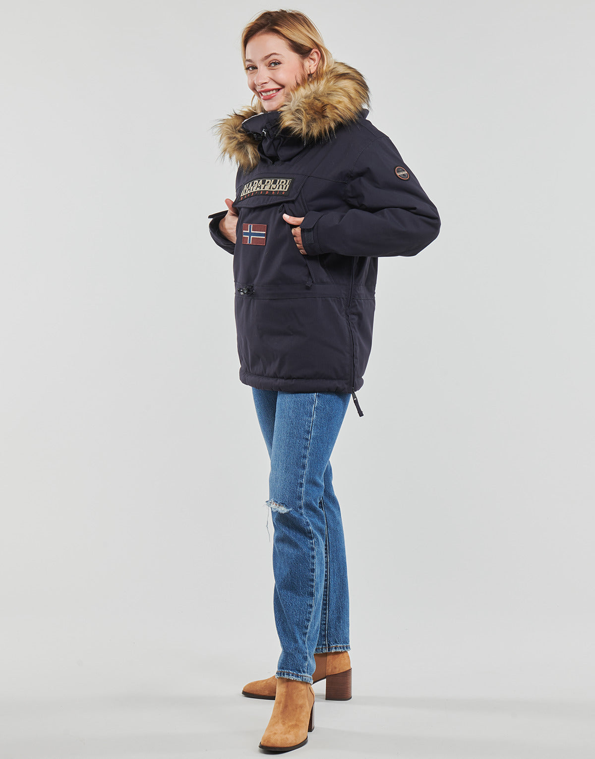 Parka Donna Napapijri  SKIDOO  Marine