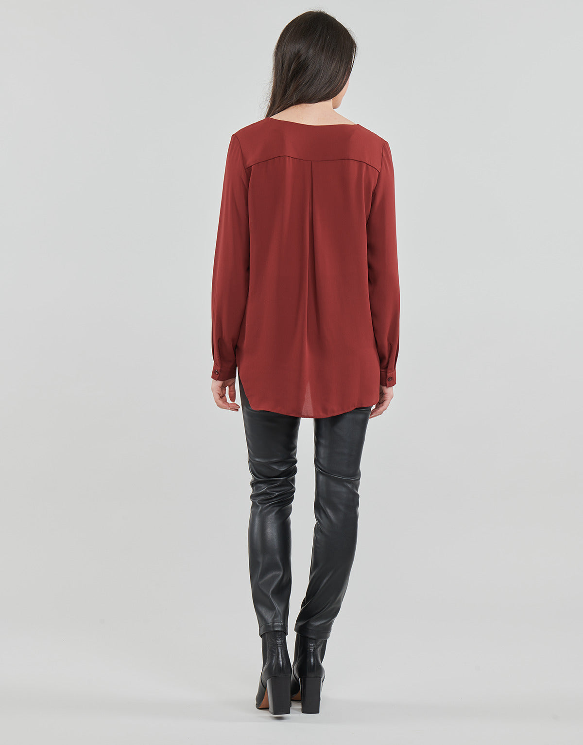 Camicetta Donna Vila  VILUCY L/S SHIRT  Rosso