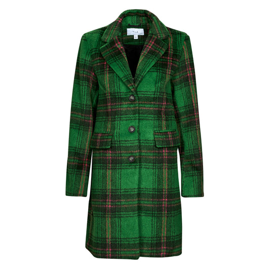 Mantella Donna Vila  VIJAYLAH L/S COAT/SU  Verde