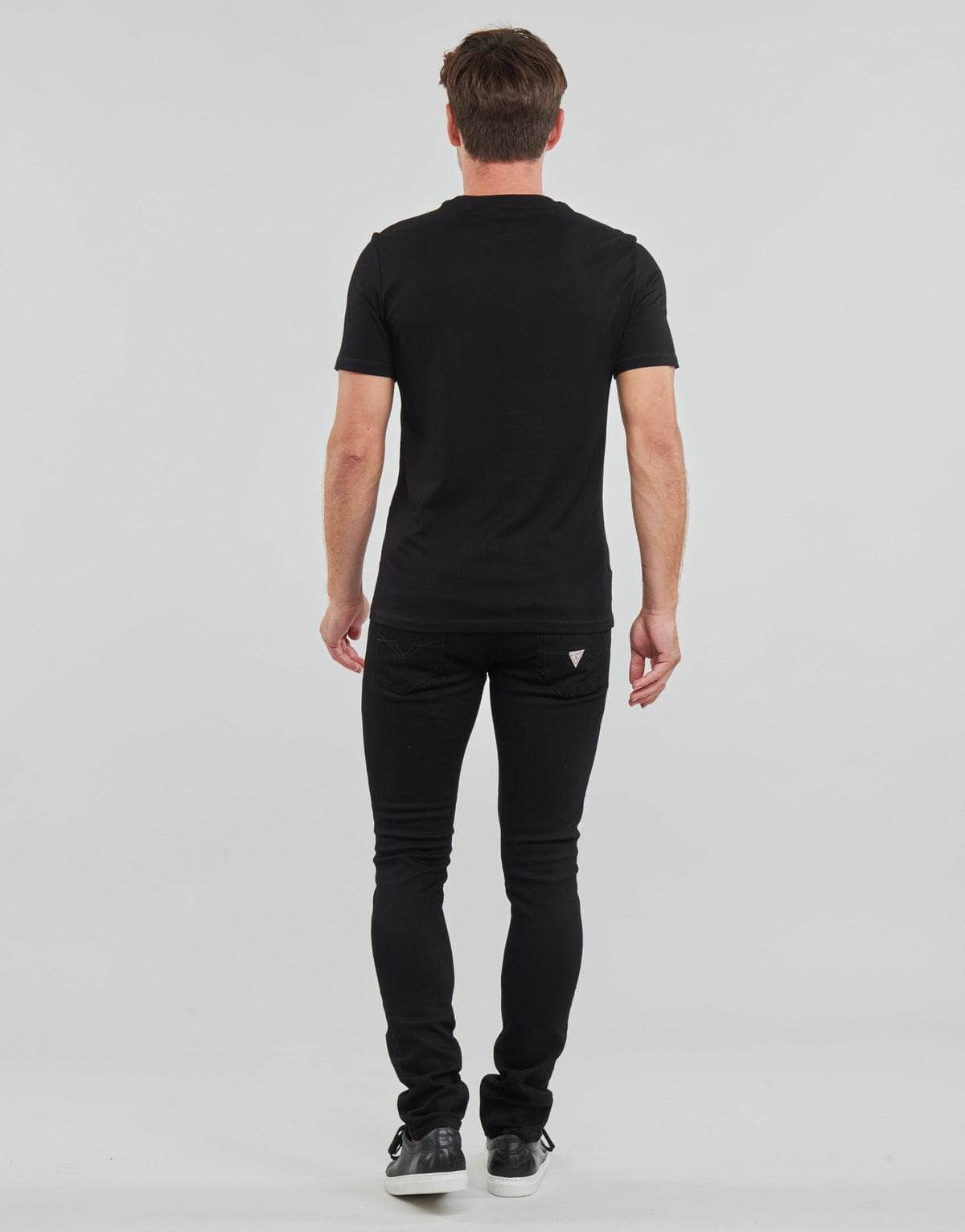 T-shirt Uomo Guess  AIDY  Nero