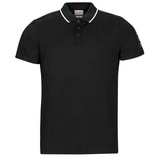 Polo Uomo Guess  PAUL PIQUE TAPE  Nero