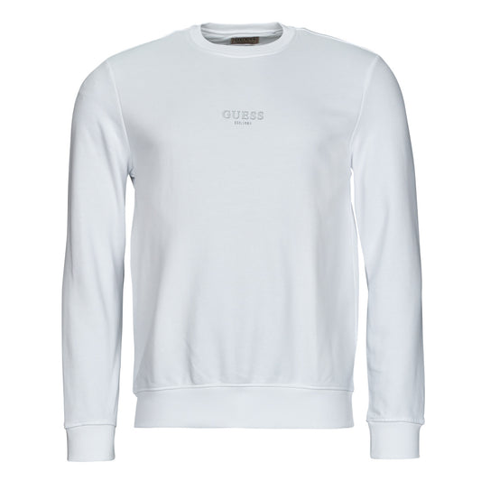 Felpa Uomo Guess  FEBO CN FLEECE  Bianco