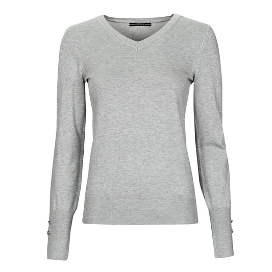 Maglione Donna Guess  GENA VN LS SWTR  Grigio