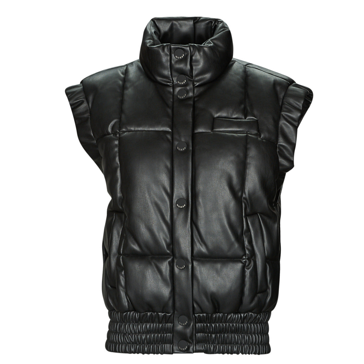 Piumino Donna Guess  ANNE VEST  Nero