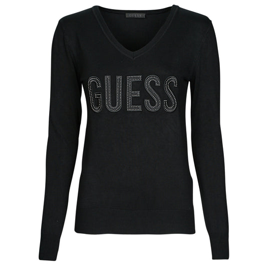 Maglione Donna Guess  PASCALE VN LS  Nero