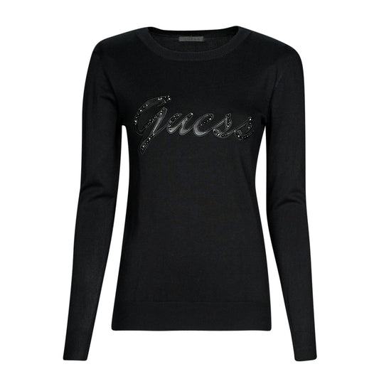 Maglione Donna Guess  LILIANE RN LS  Nero