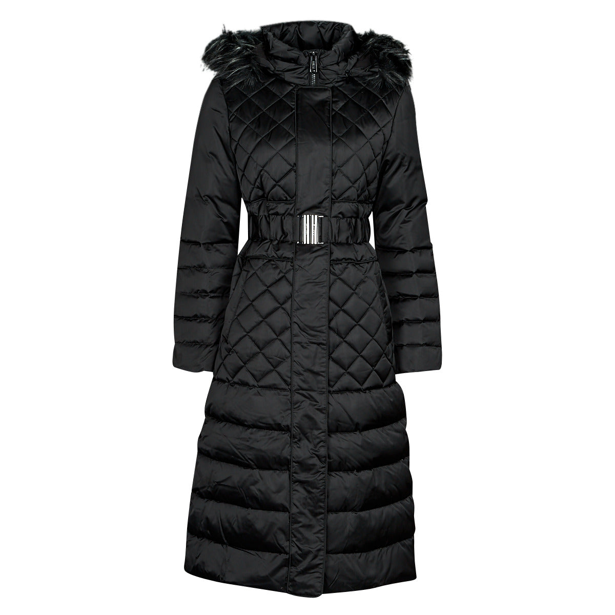 Piumino Donna Guess  MARLENE DOWN JACKET  Nero