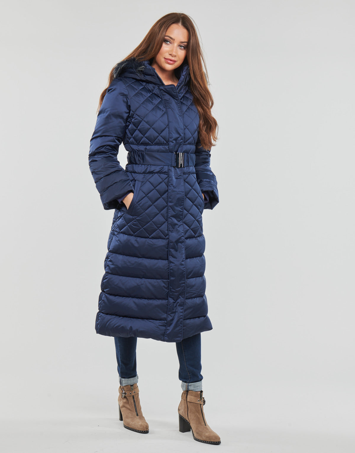 Piumino Donna Guess  MARLENE DOWN JACKET  Marine