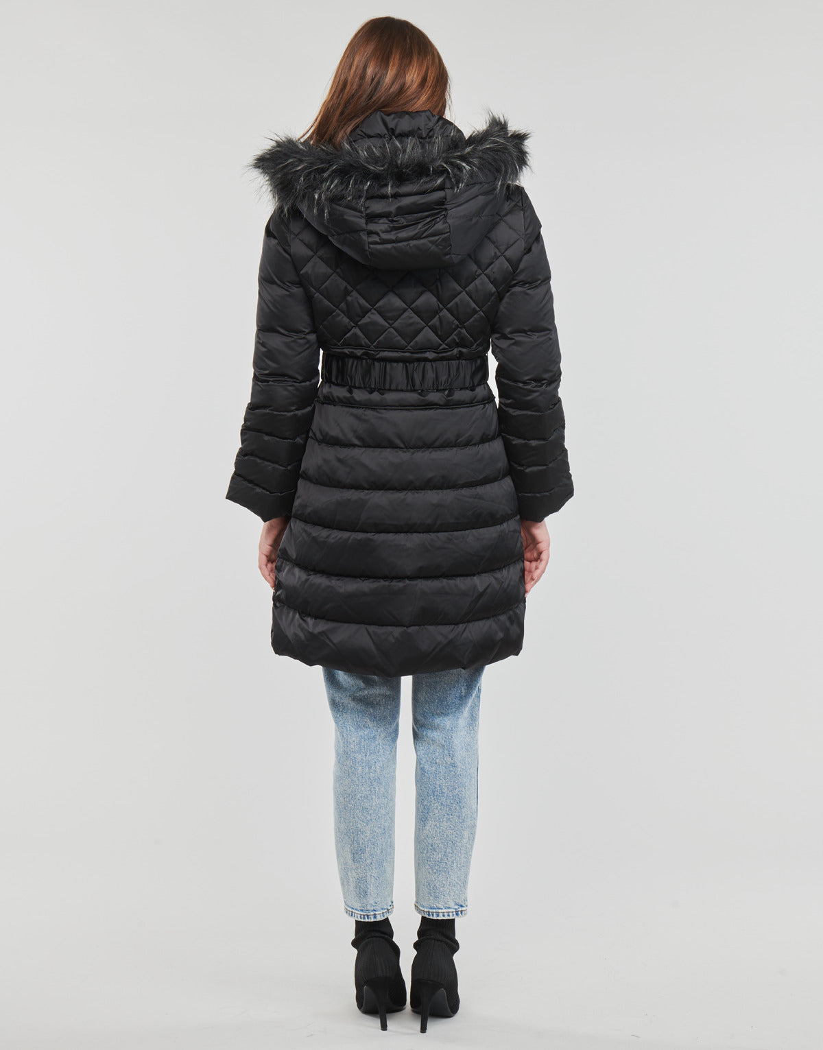 Piumino Donna Guess  LOLIE DOWN JACKET  Nero