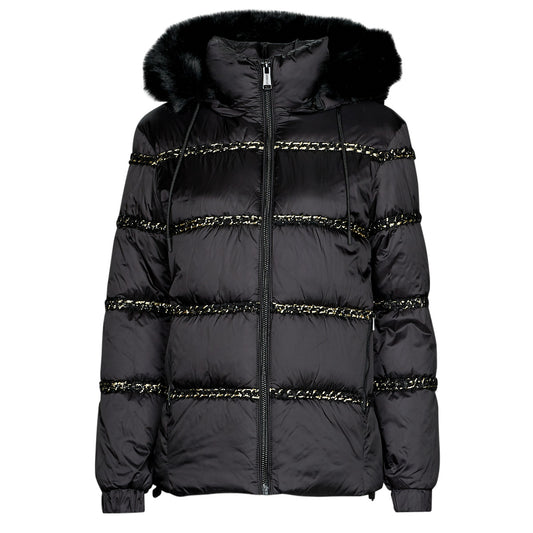 Piumino Donna Guess  LEONIE JACKET  Nero