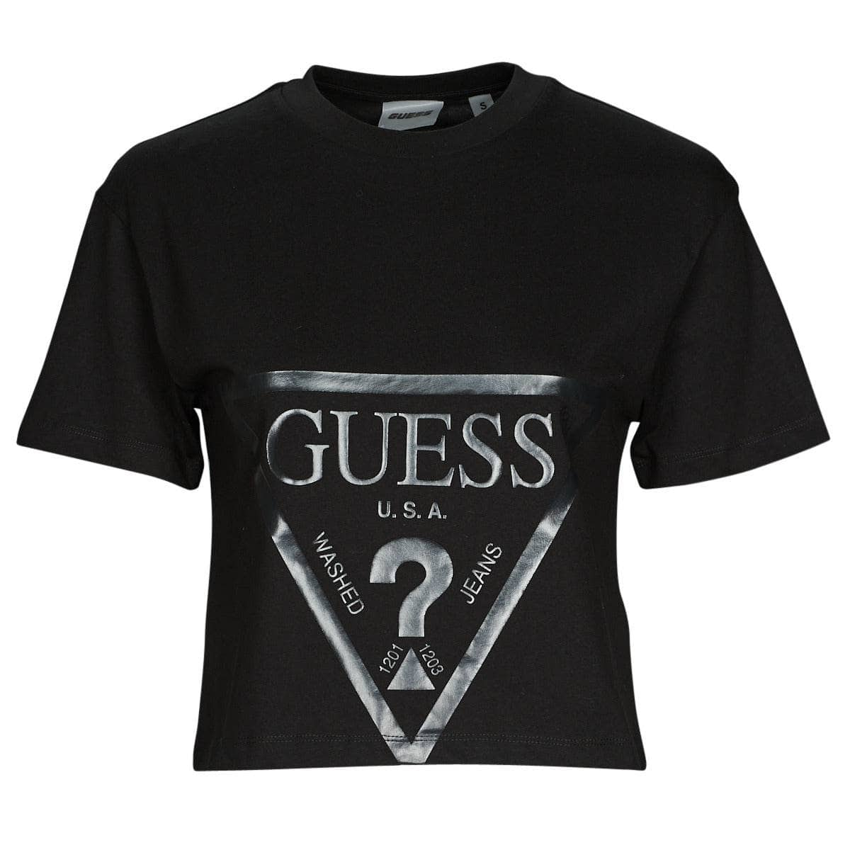 T-shirt Donna Guess  ADELE  Nero