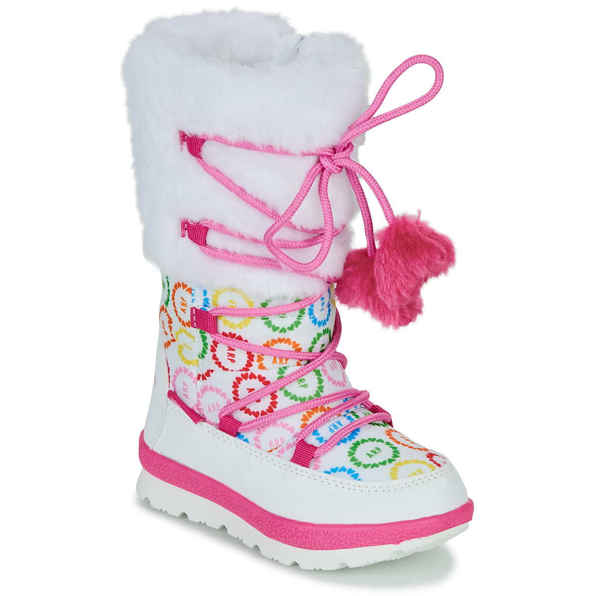 Scarpe da neve bambini ragazza Agatha Ruiz de la Prada  APRES SKI  Bianco