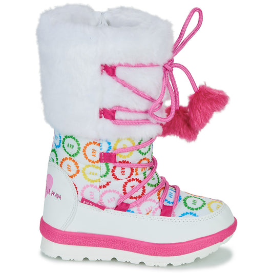 Scarpe da neve bambini ragazza Agatha Ruiz de la Prada  APRES SKI  Bianco