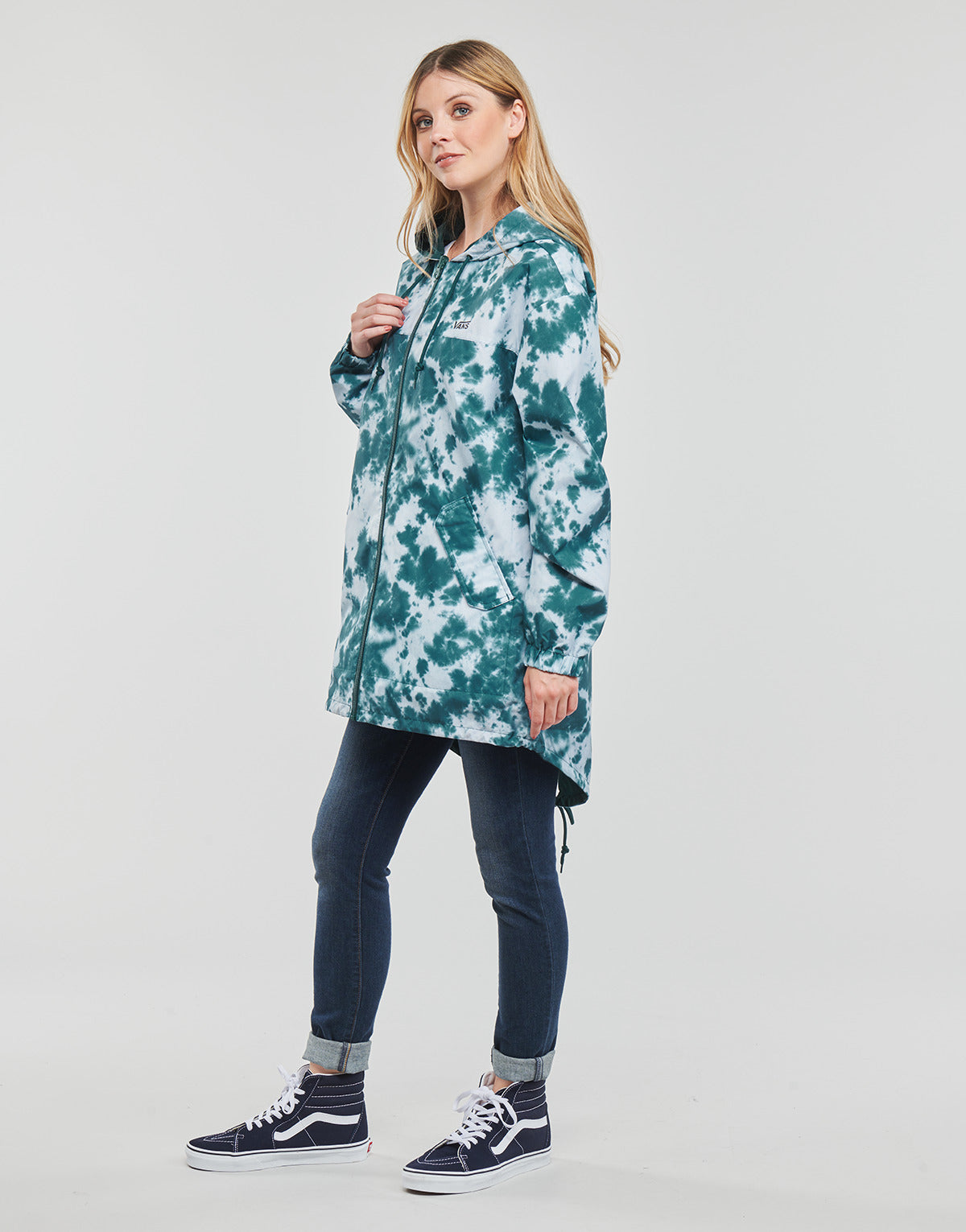 Giacca Donna Vans  MERCY REVERSIBLE PARKA  Verde