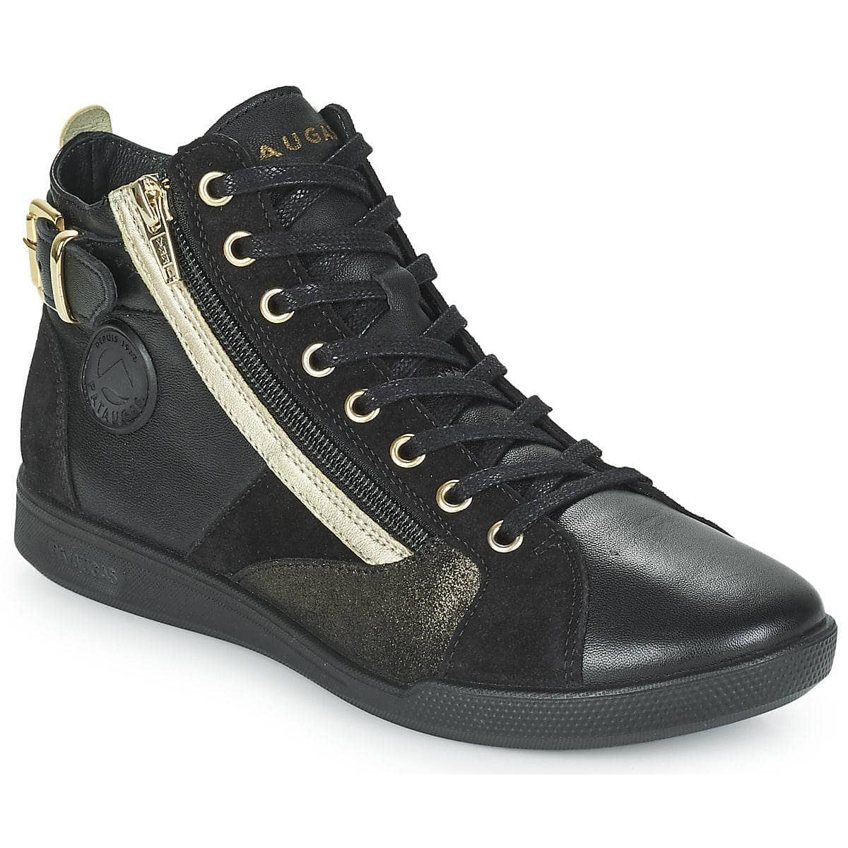 Sneakers alte Donna Pataugas  PALME MIX  Nero