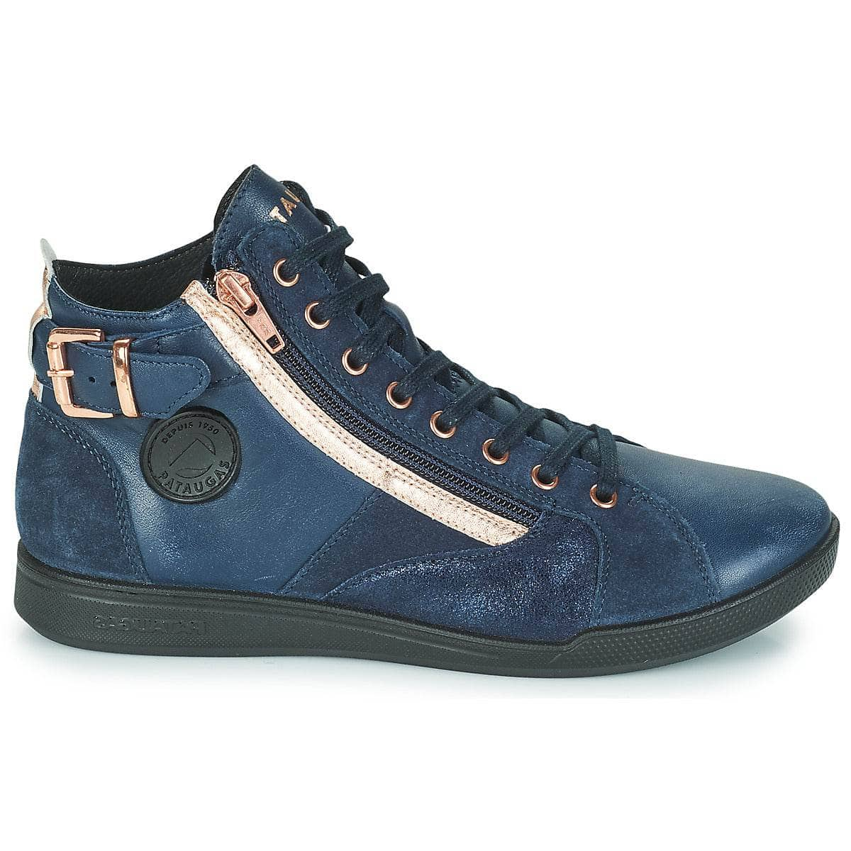 Sneakers alte Donna Pataugas  PALME MIX  Marine