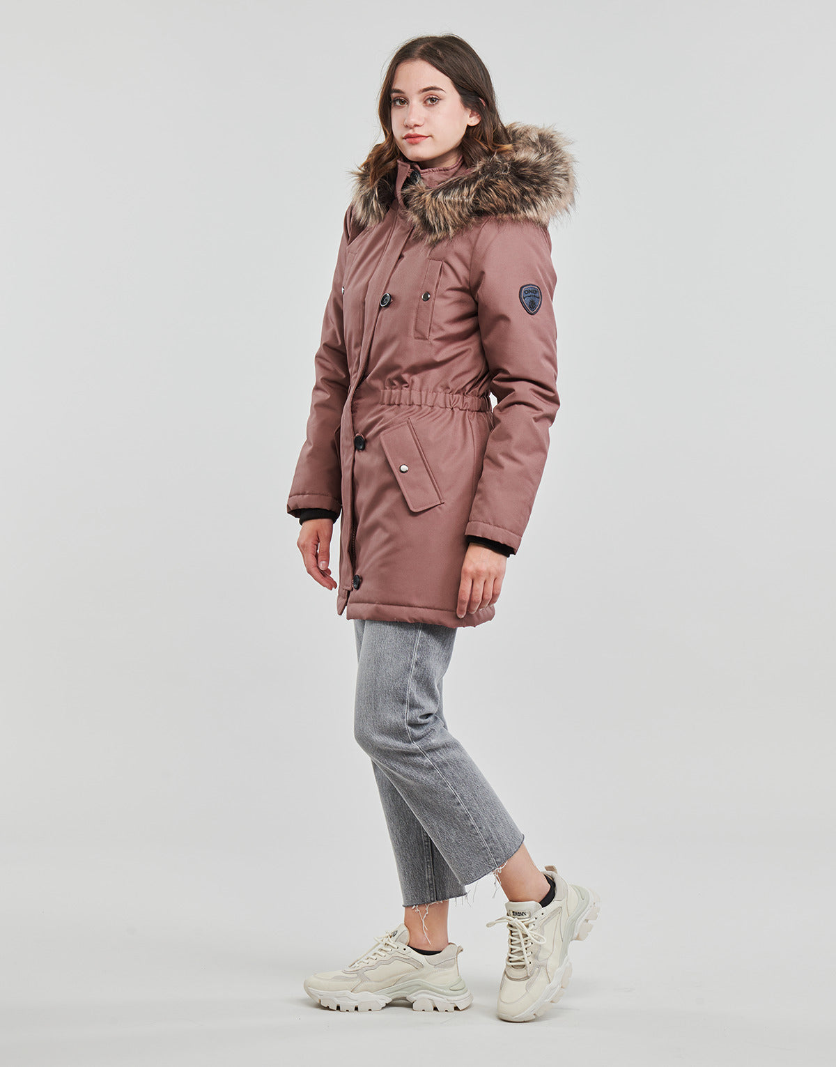 Parka Donna Only  ONLIRIS FUR WINTER PARKA CC OTW  Rosa