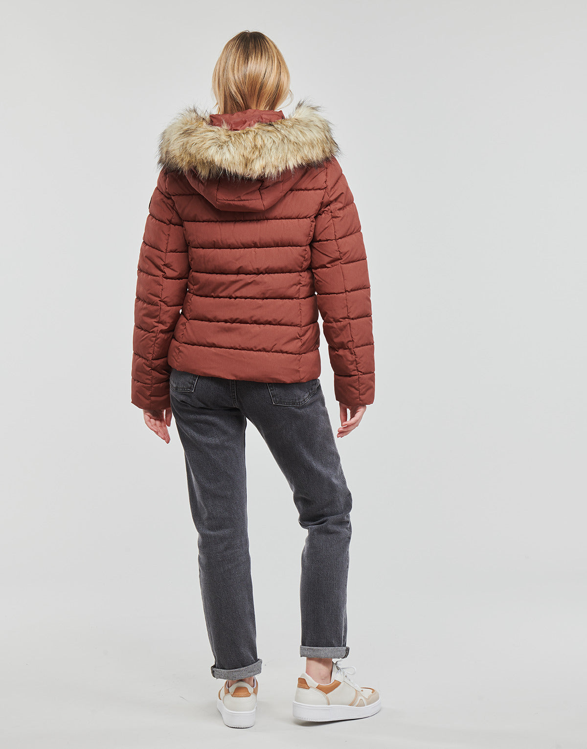 Piumino Donna Only  ONLLUNA QUILTED JACKET CC OTW  Rosso