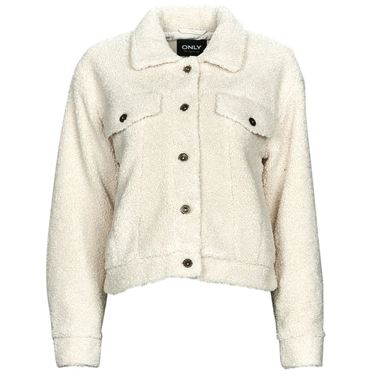 Giubbotto Donna Only  ONLTELMA TEDDY JACKET CC OTW  Bianco