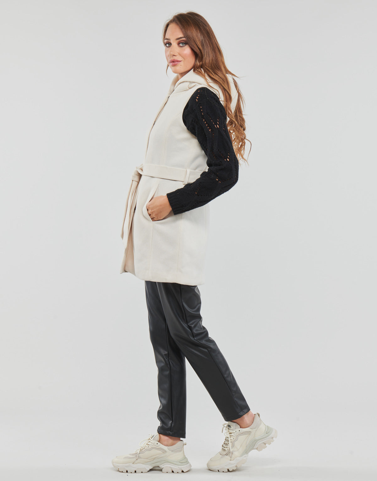 Mantella Donna Only  ONLSEDONA LIGHT WAISTCOAT CC OTW  Bianco