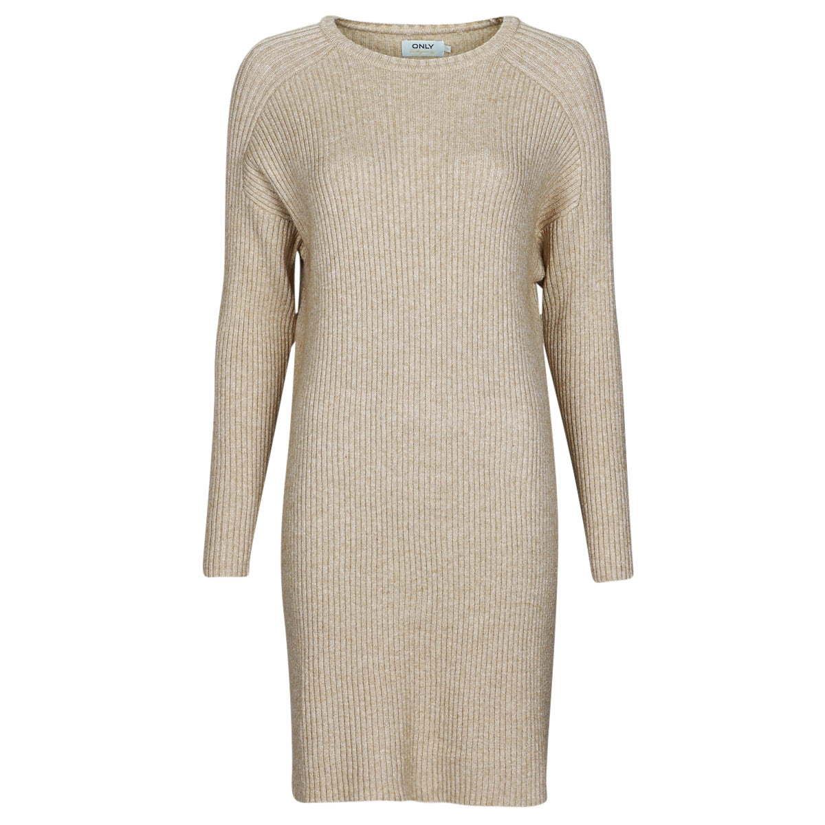 Abito corto Donna Only  ONLFIA KATIA L/S DRESS CC KNT  Beige