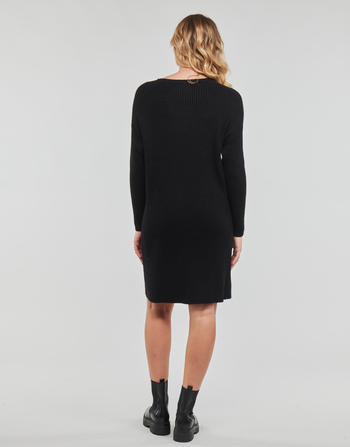 Abito corto Donna Only  ONLFIA KATIA L/S DRESS CC KNT  Nero