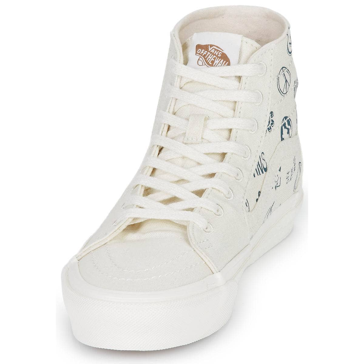 Sneakers alte Donna Vans  SK8-Hi TAPERED  Beige