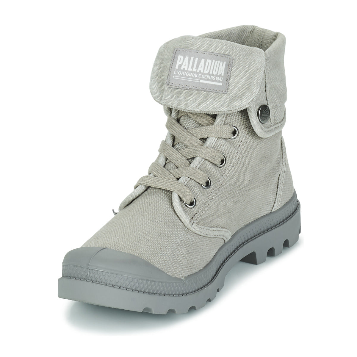 Sneakers alte Uomo Palladium  BAGGY CANVAS  Grigio