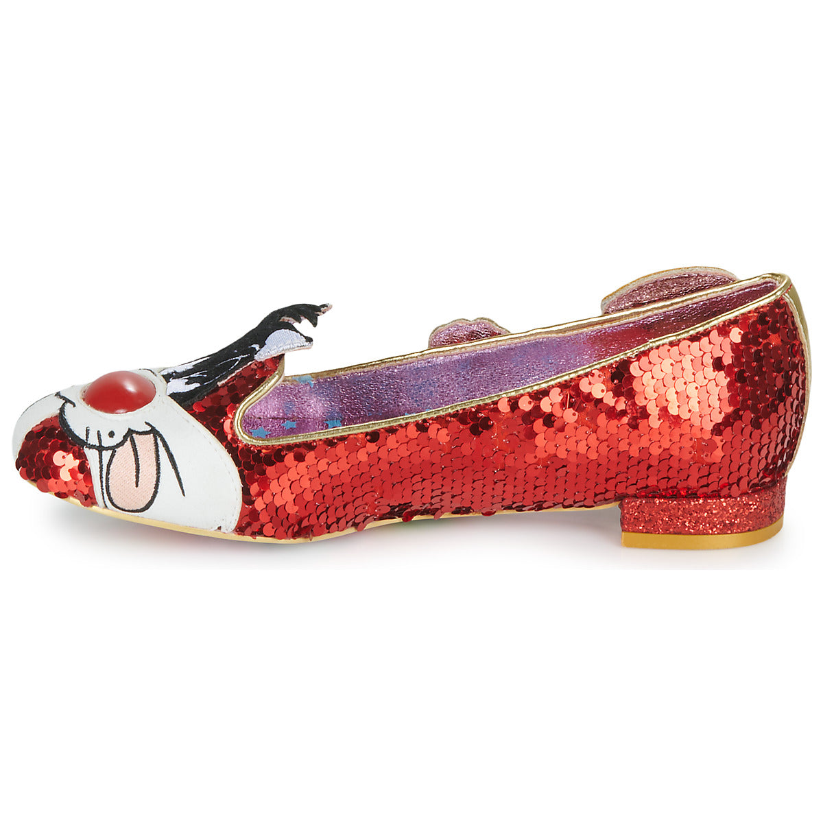 Ballerine Donna Irregular Choice  LOONEY TUNES 8  Rosso