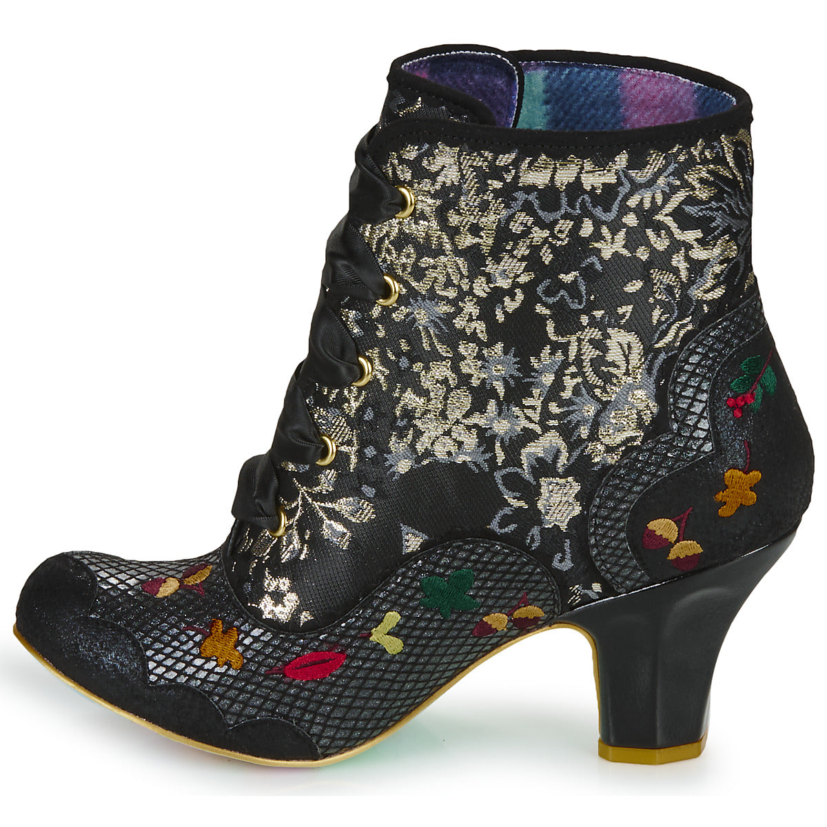 Stivaletti Donna Irregular Choice  SQUIRREL AWAY  Nero